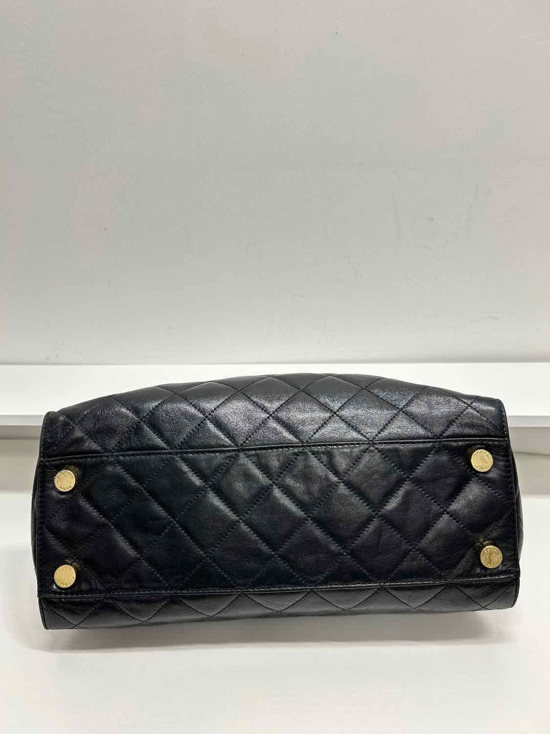 Michael Kors Black Quilted Leather Pre Owned Tote