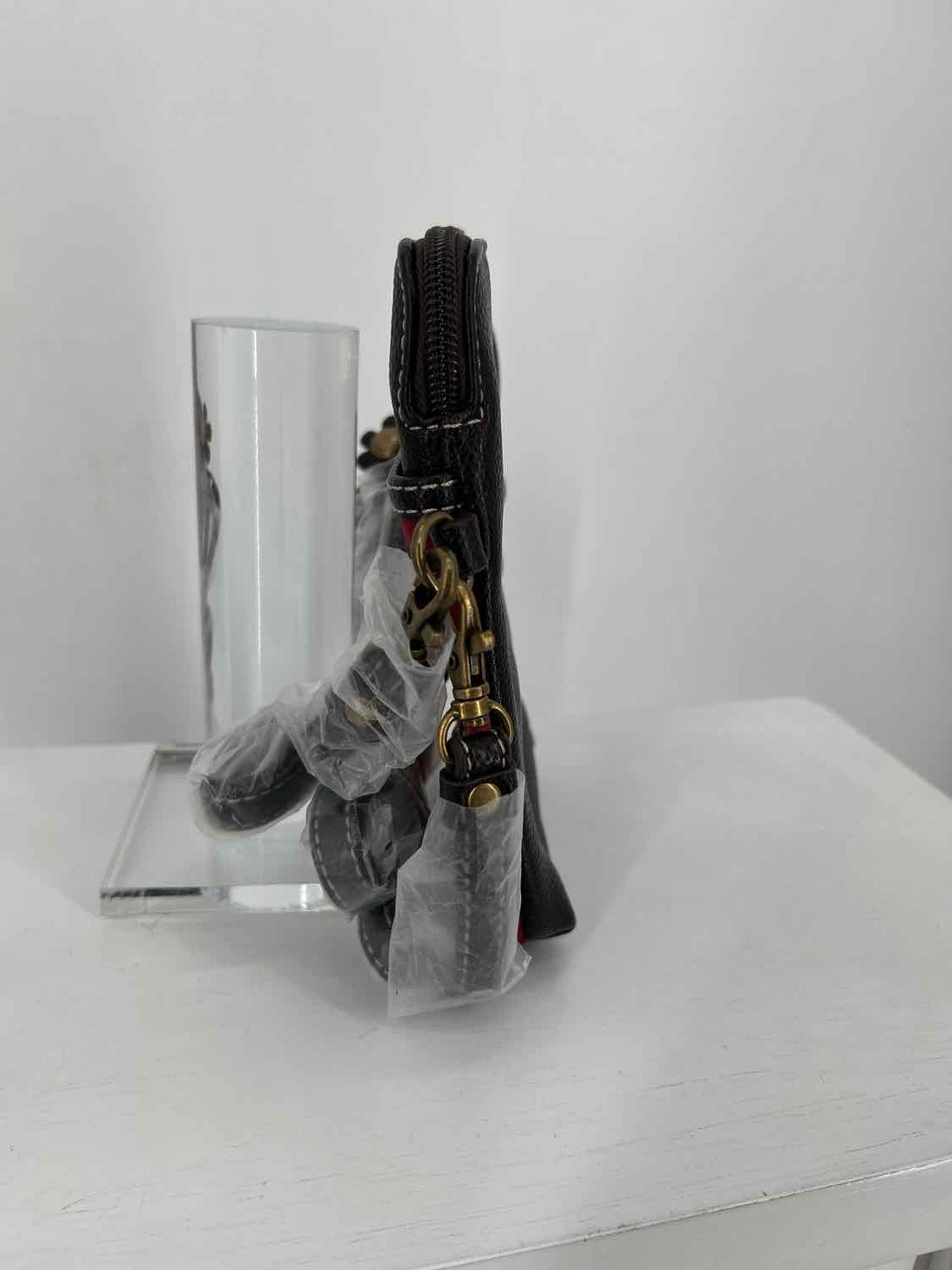 Chala Maroon & Dark Brown New Dazzled Paw Crossbody