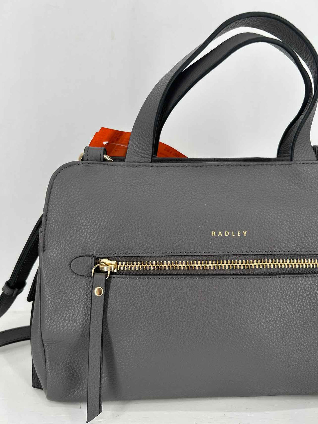 Radley London Gray Leather Pre Owned Satchel