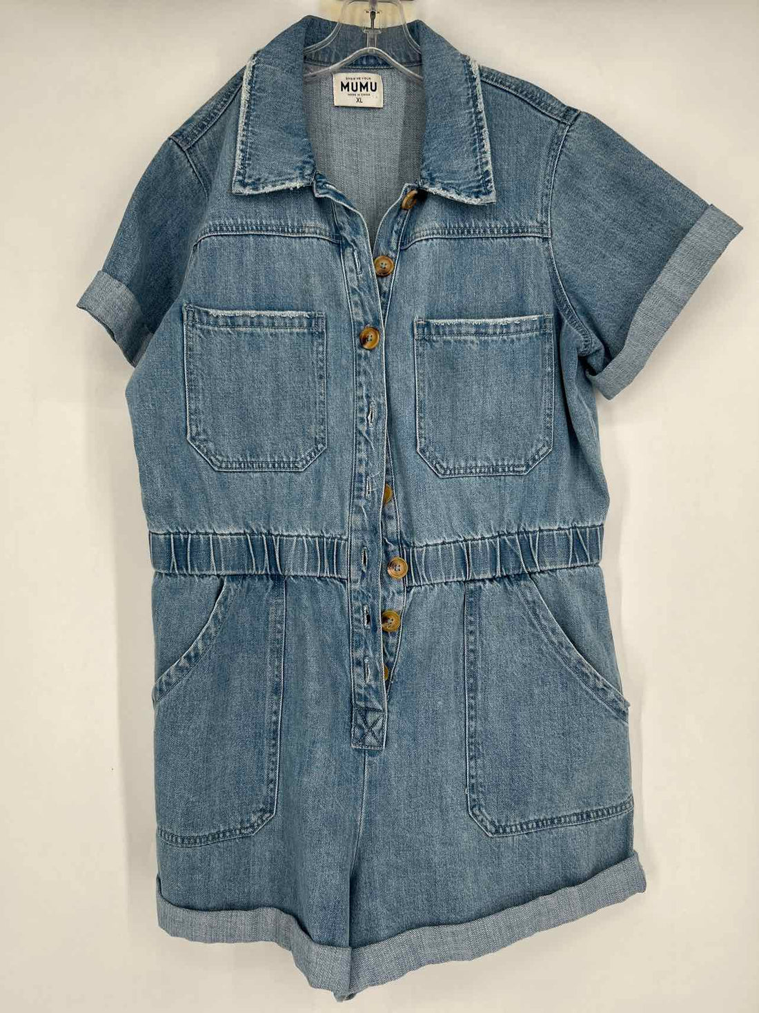Show Me Your Mumu Size XL Denim Rompers
