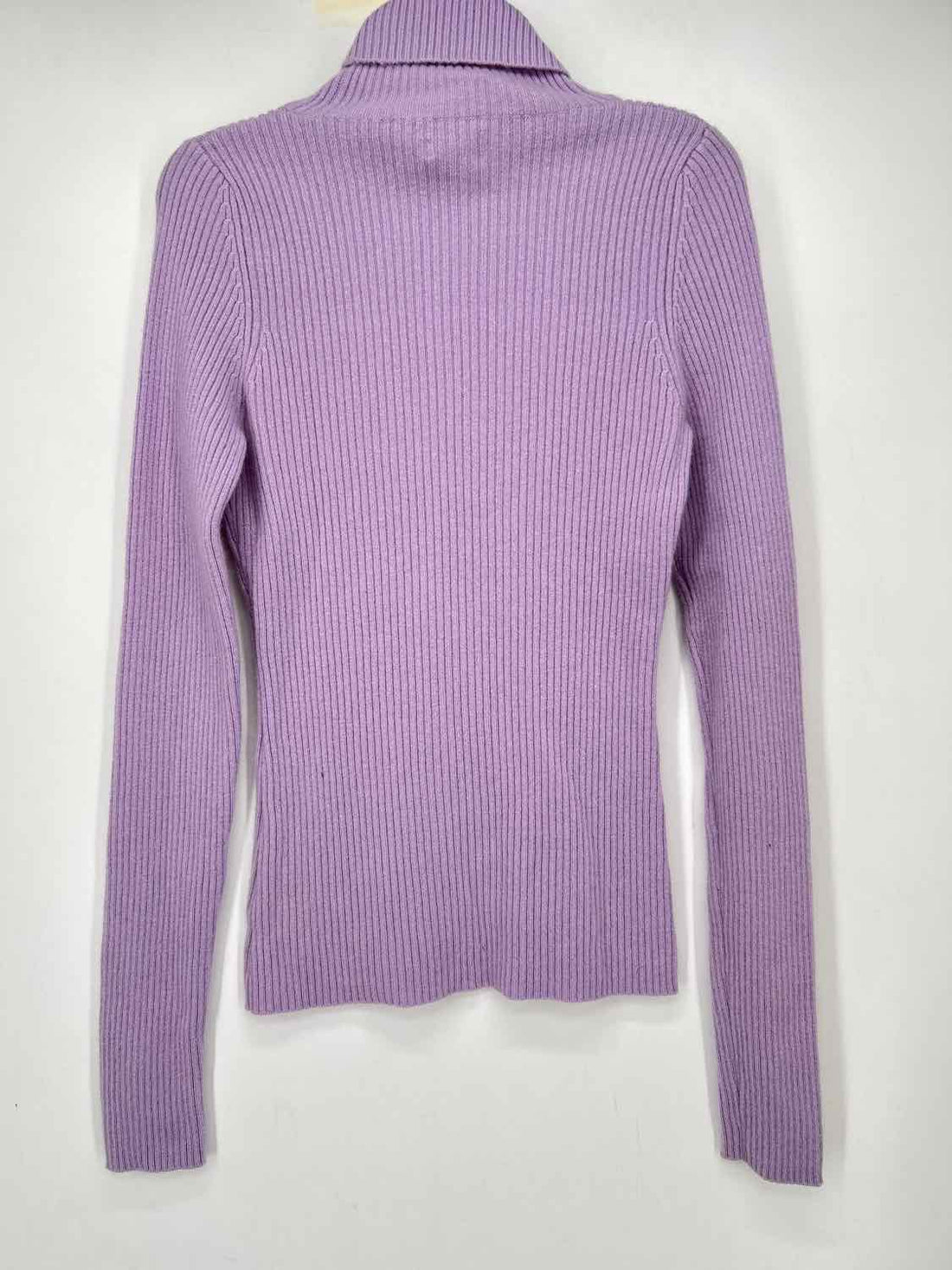 Aqua Size M Lavender Cashmere Turtleneck