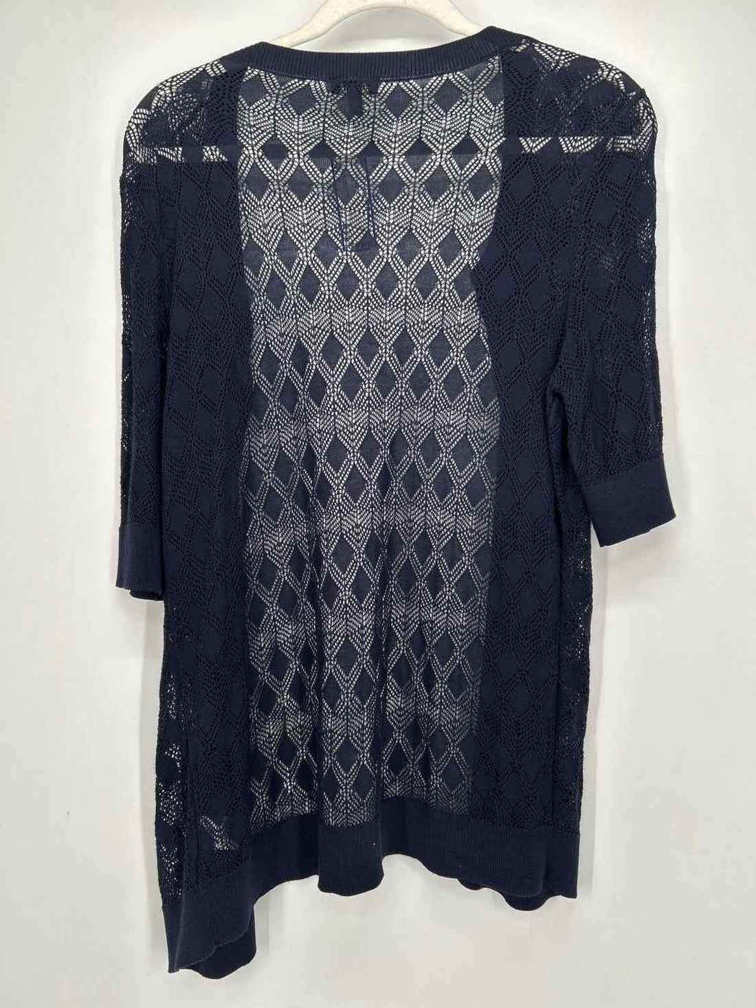 Talbots Size M Navy Cardigan