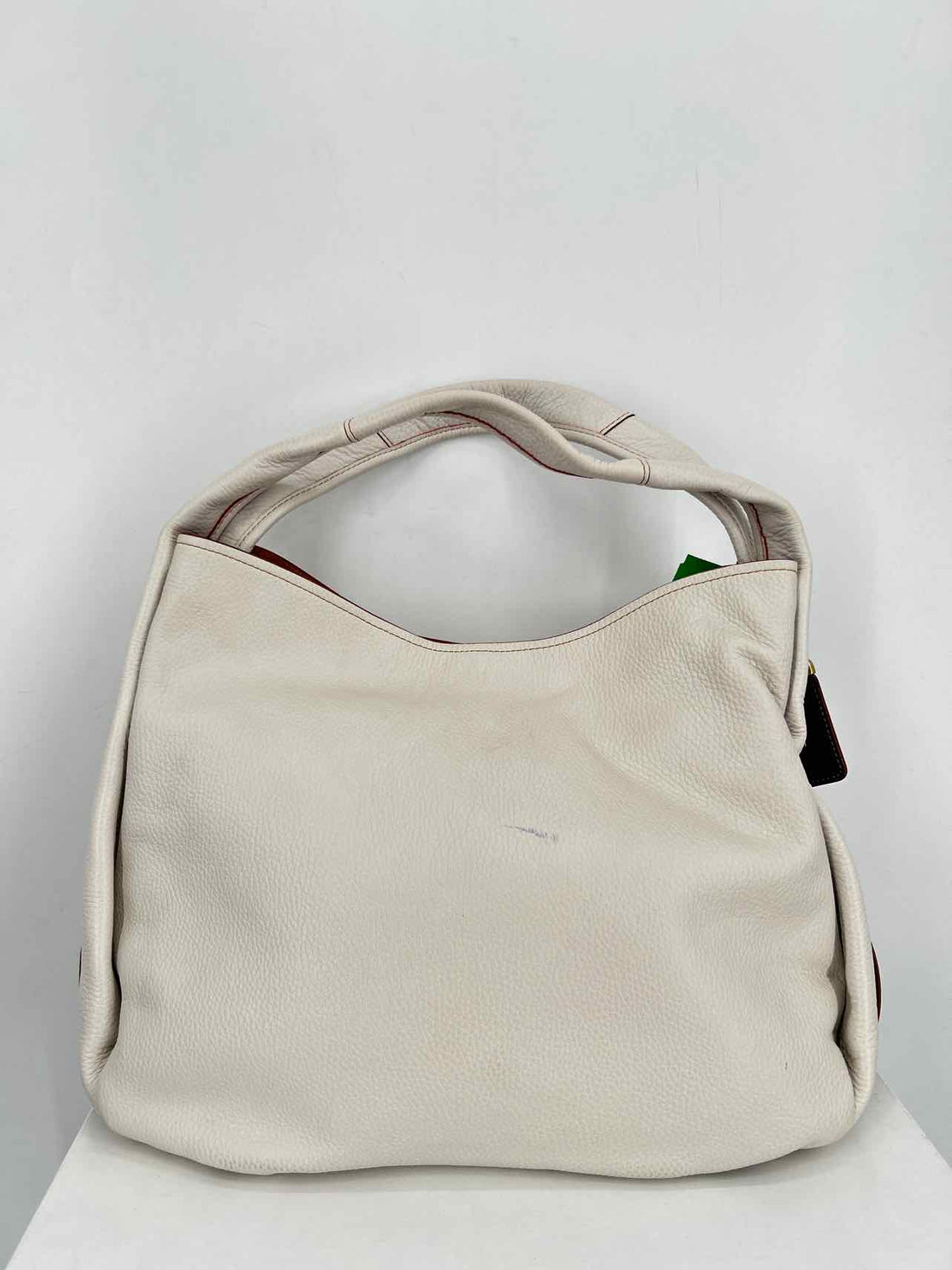 Coach 1941 Off White Pebbled Leather As Is Hobo
