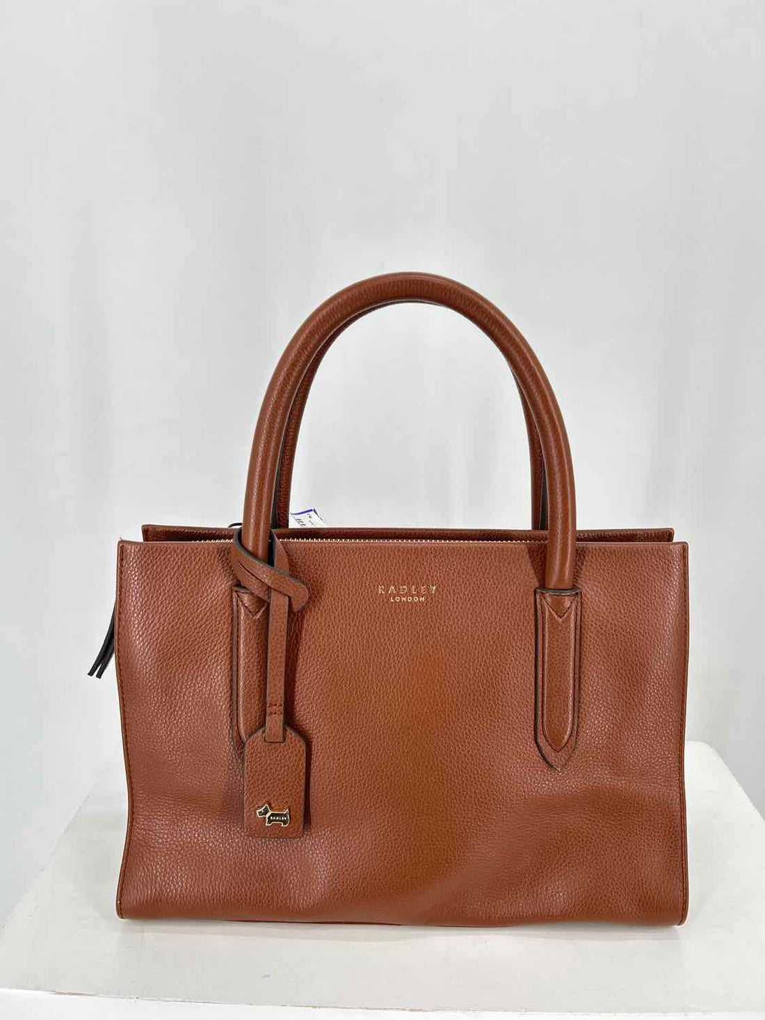 Radley London Brown Pebbled Leather Satchel
