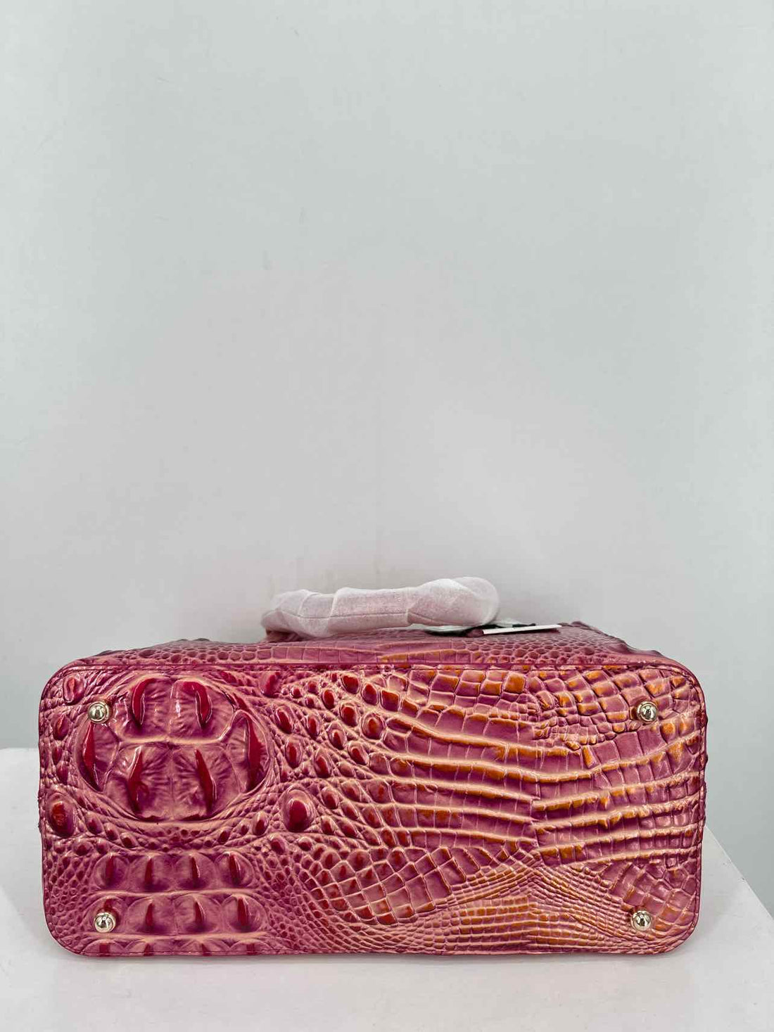 Brahmin Blush Croc Embossed Leather NWT Crossbody