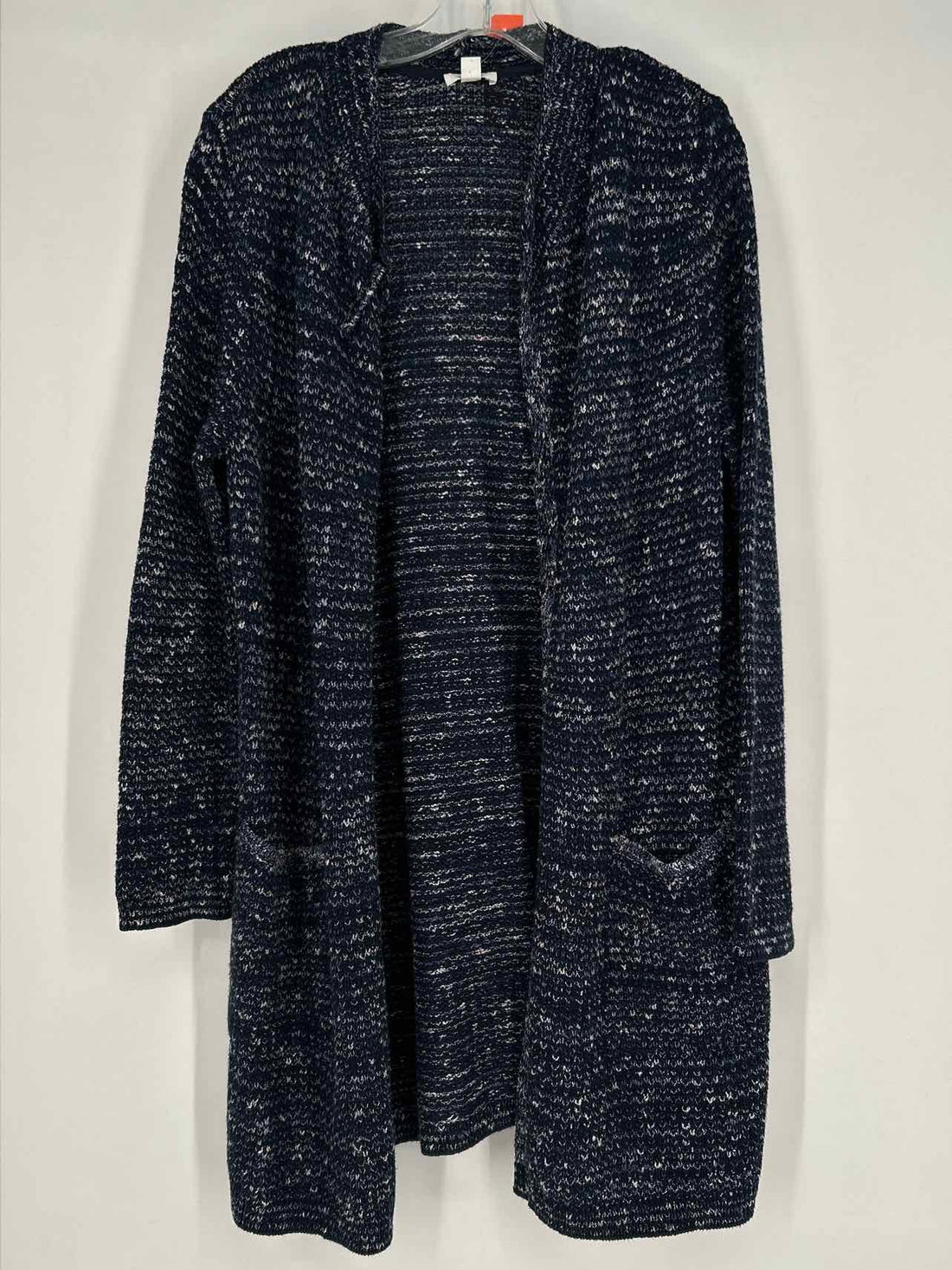 J Jill Size MP Navy & White Cardigan