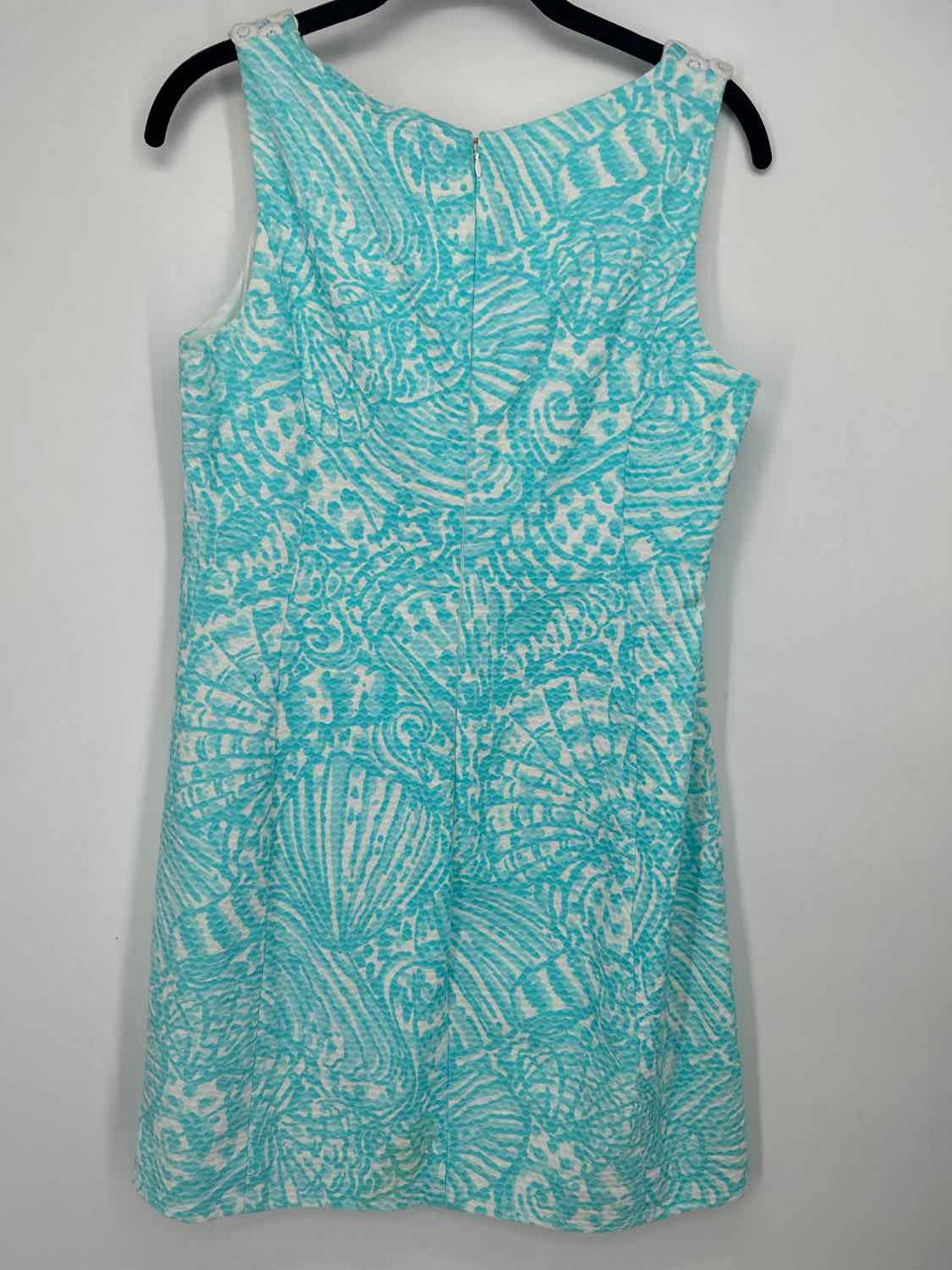 Lilly Pulitzer 8 Blue & White Sleeveless Lilly Pulitzer Dress