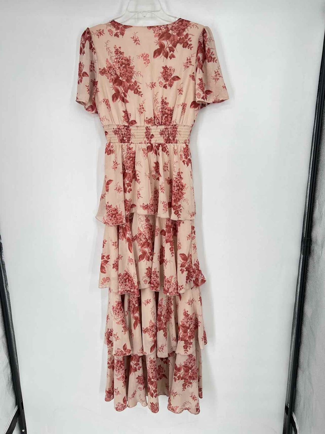 Baltic Born Size S Blush Floral Short Sleeve Dress