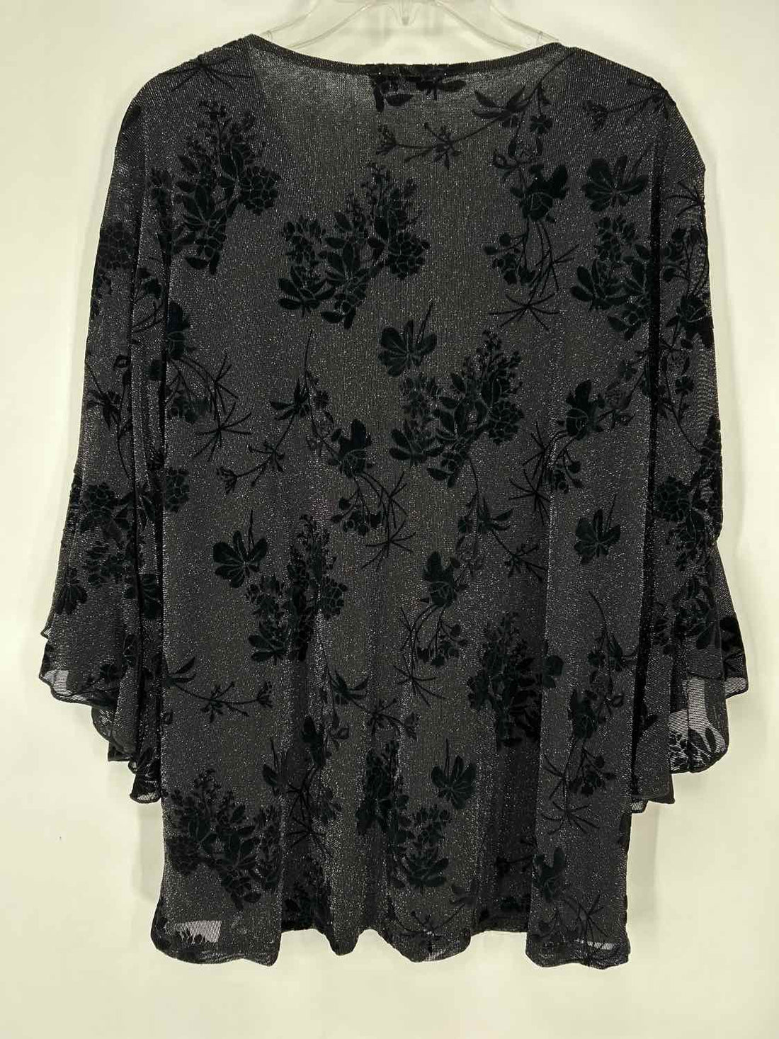 Timeson XL Black & Silver Long Sleeve Holiday