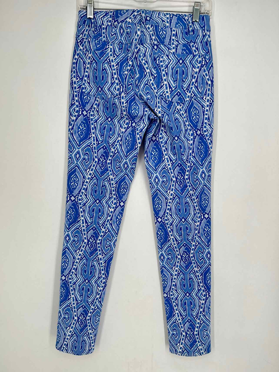 J McLaughlin Size 0 Blue & White Print Jeans