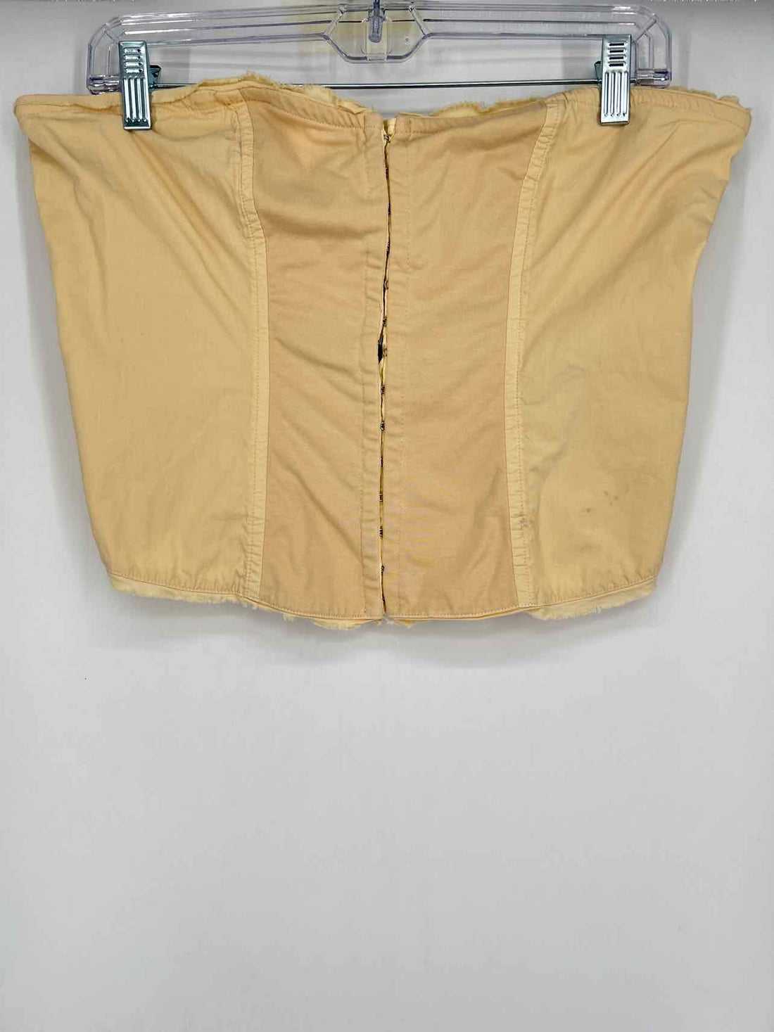 Free People Size L Buttercream Strapless Sleeveless