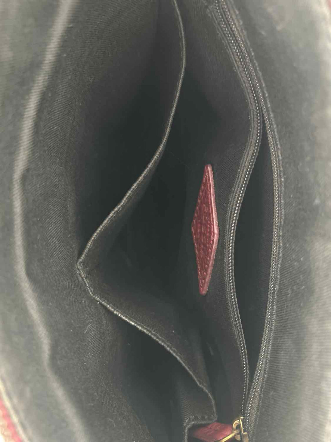 Fossil Maroon Pebbled Leather Crossbody