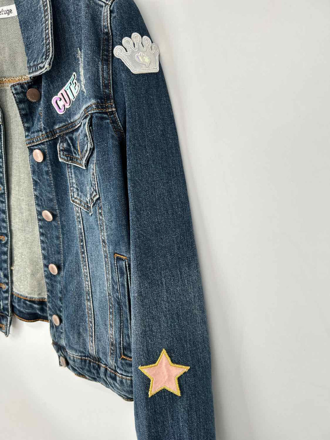 Refuge Size S Denim Custom Made Jacket