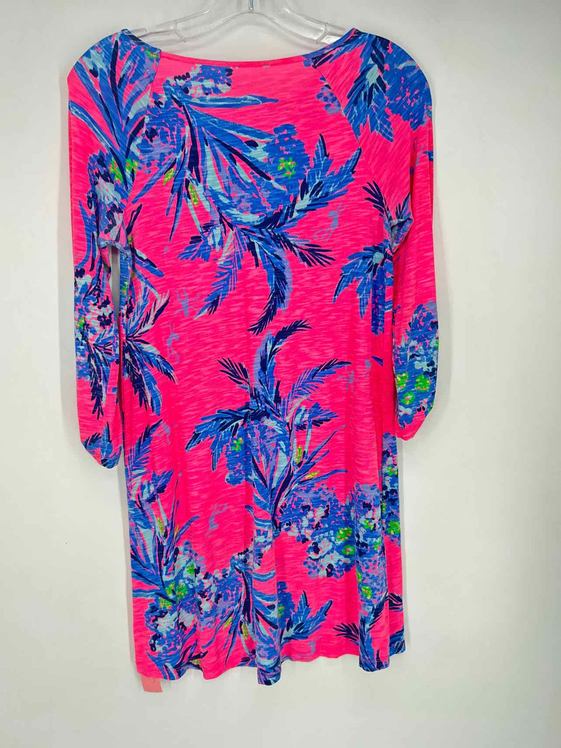 Lilly Pulitzer XS Hot Pink & Blue Print As Is Lilly Pulitzer Dress
