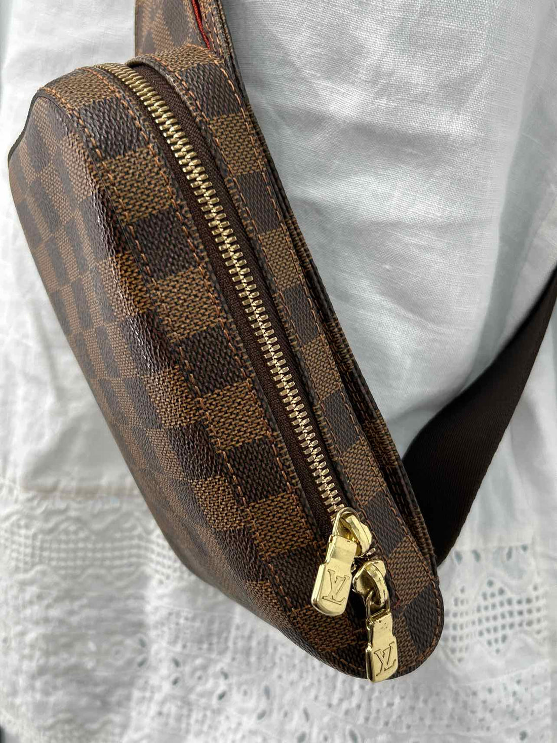 Louis Vuitton Damier Ebene Coated Canvas New LUXURY