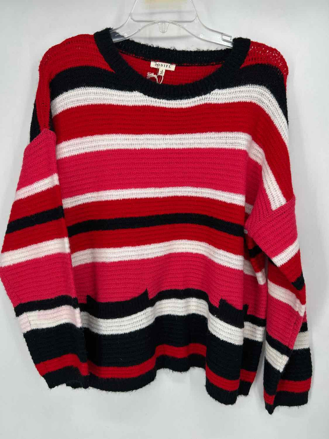 Jodifl Size S Red & Black striped NWT Sweater