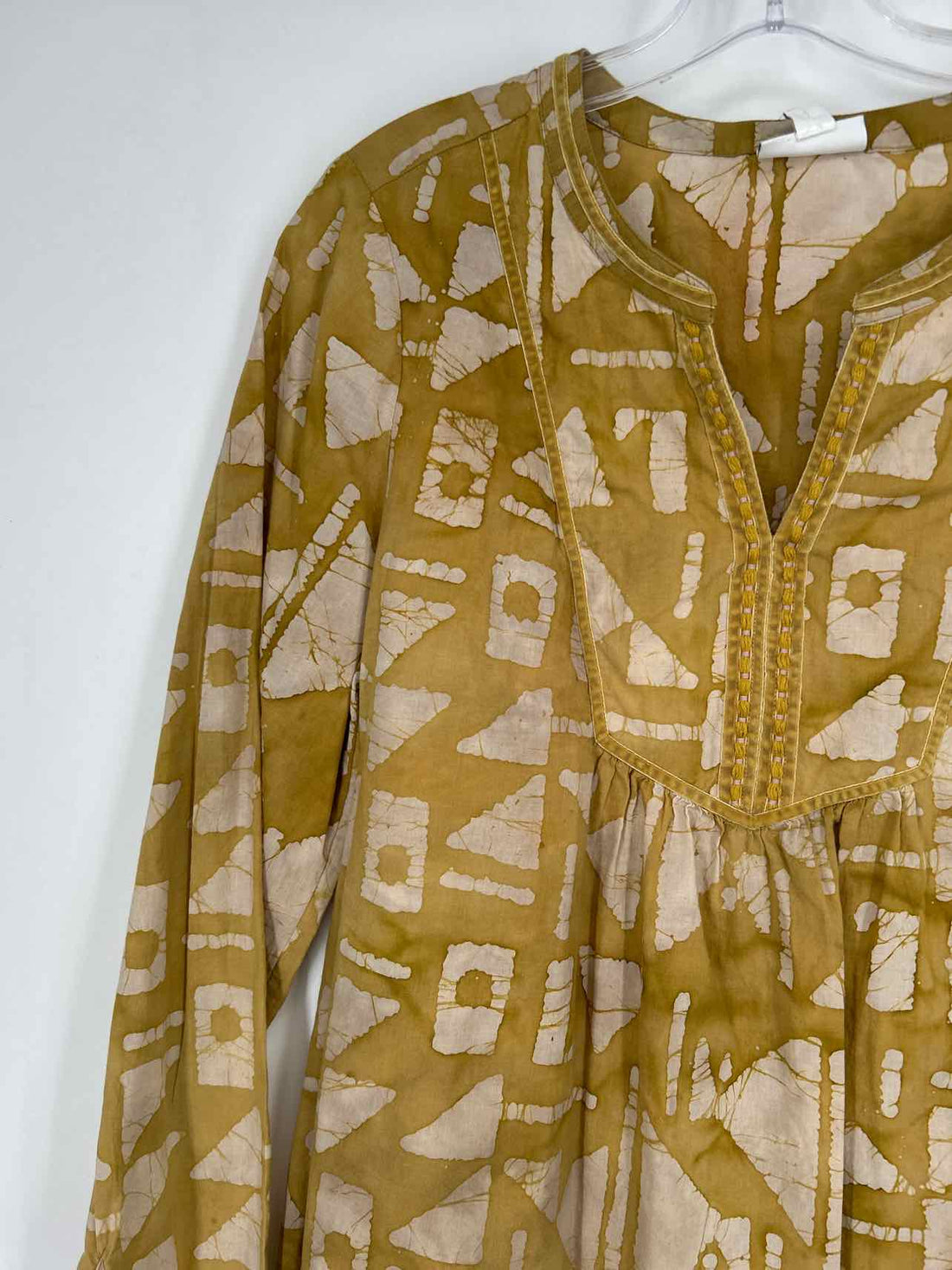 Pure Jill Size M khaki print Long Sleeve