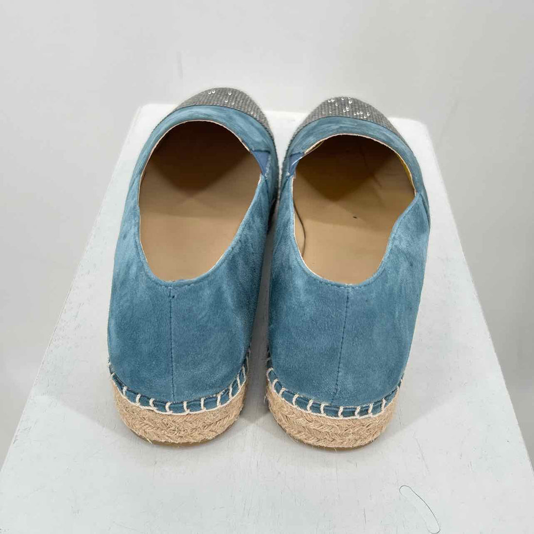 Steve Madden Women Size 8 Blue Suede Espadrilles