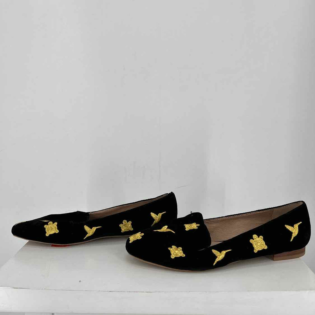 Jack Rogers Women Size 9.5 Black Velvet Flats