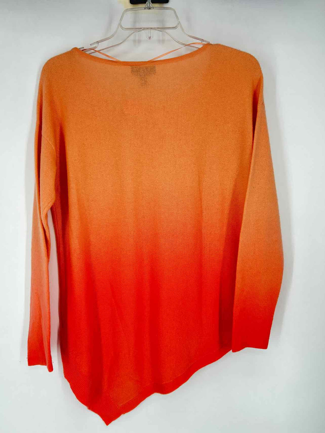 Charter Club Size S Peach Ombre Cashmere Sweater