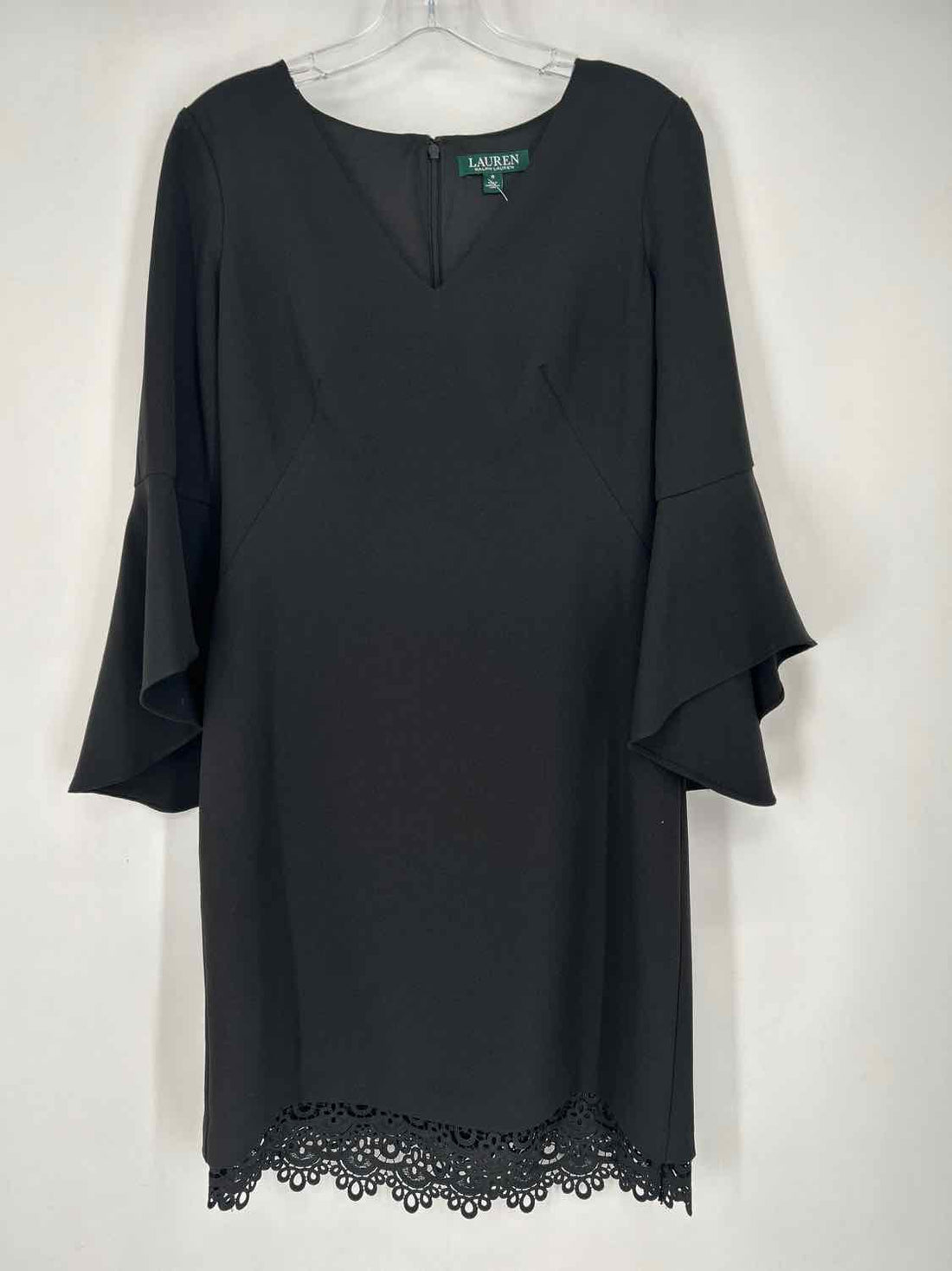 Lauren Ralph Lauren Size 6 Black Long Sleeve Dress