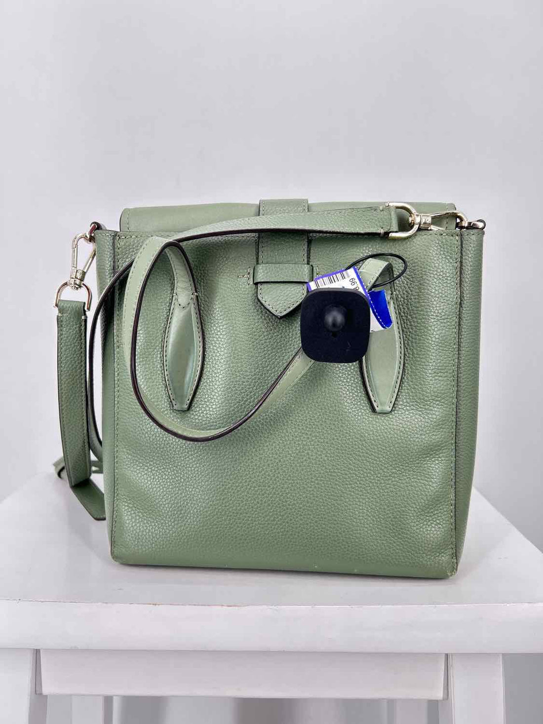 Kate Spade Green Leather Pre Owned Satchel