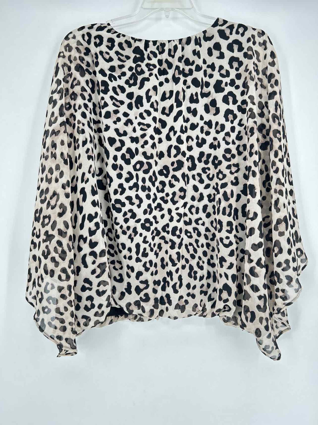 Chicos Size 3/XL Leopard Long Sleeve
