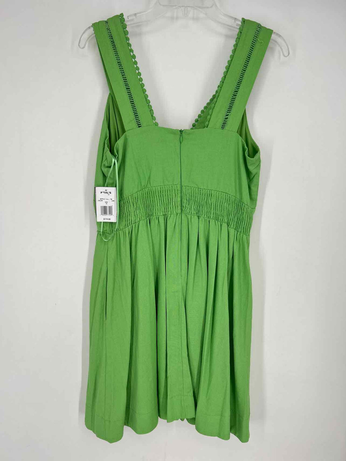 Taylor Size 10 Lime Green NWT Dress
