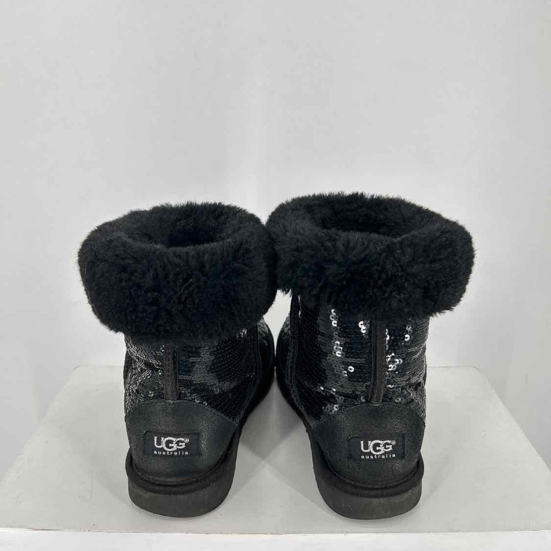 Ugg Women Size 8 Black Sequins Mid Calf Boot