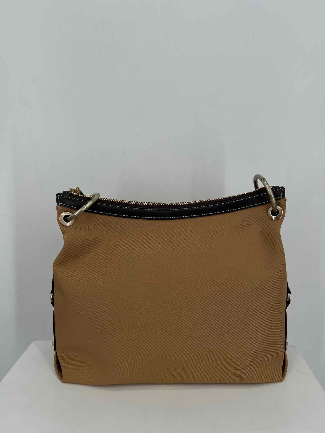 Antonio Melani Tan Canvas Pre Owned Hobo