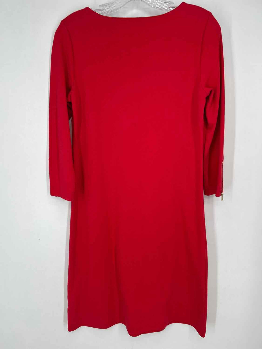 Talbots Size SP Red Long Sleeve Dress
