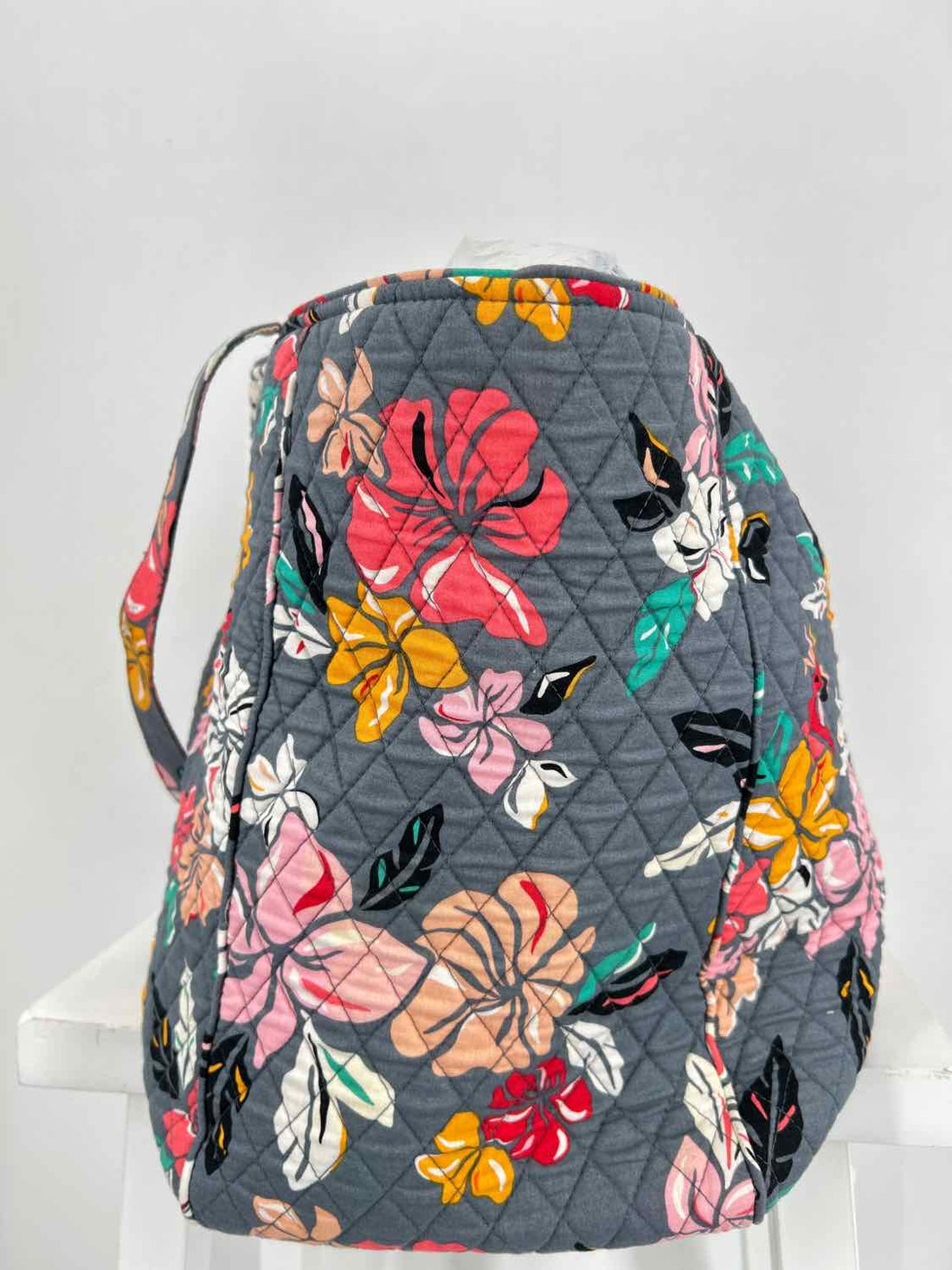 Vera Bradley Gray Floral Like New Tote