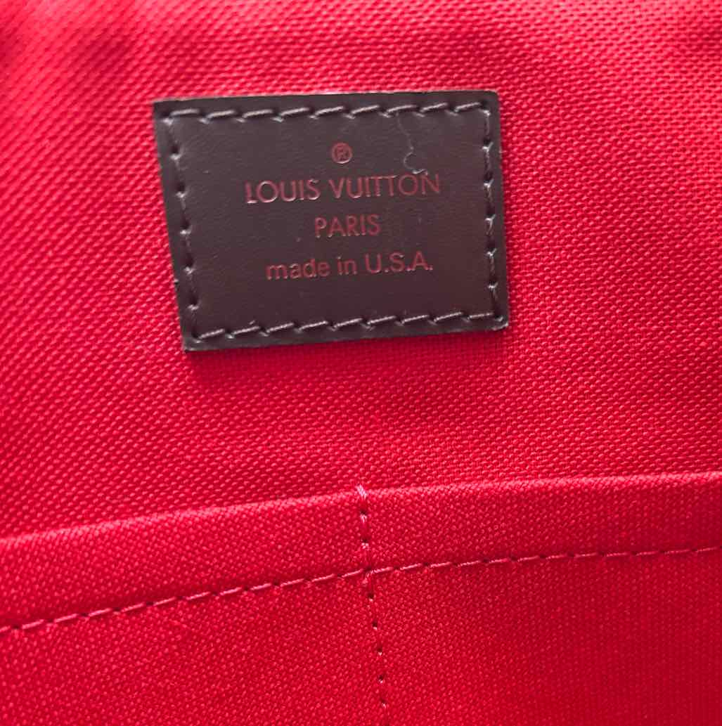 Louis Vuitton Damier Ebene Coated Canvas Pre Owned LUXURY