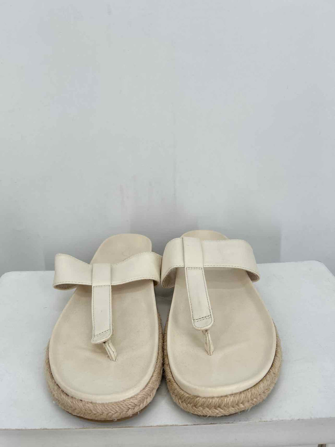 Joie Women Size 10 Ivory Espadrilles Sandals
