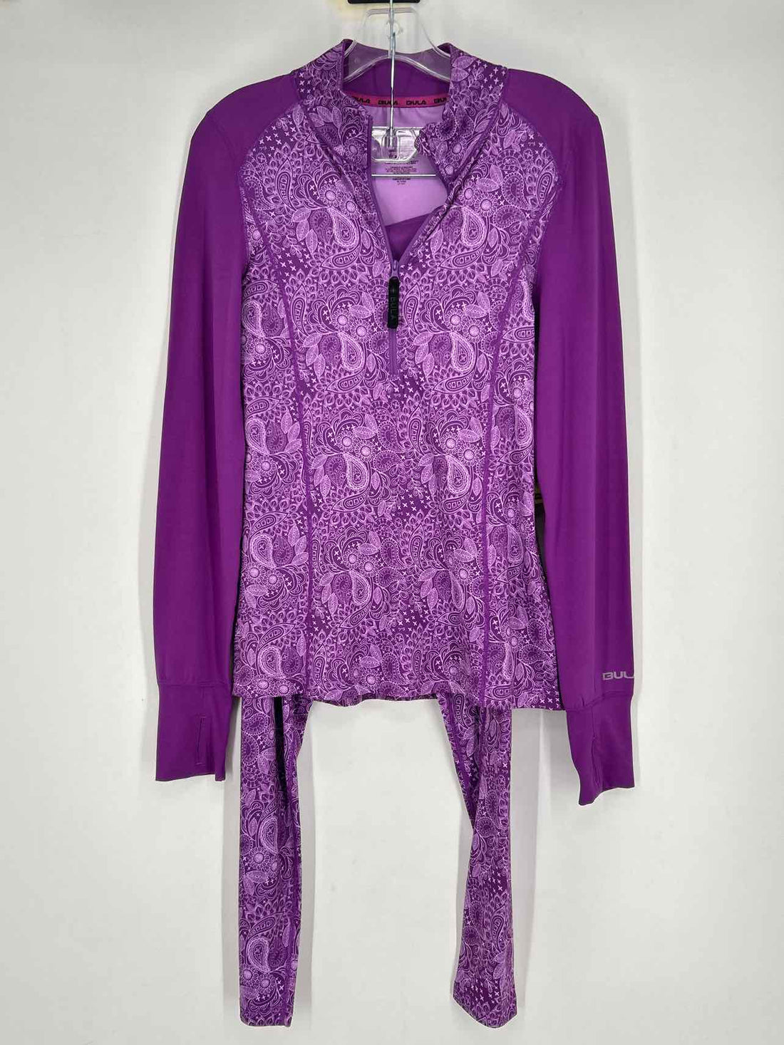 Bula Size M Purple Print NWT Active 2 PC Set