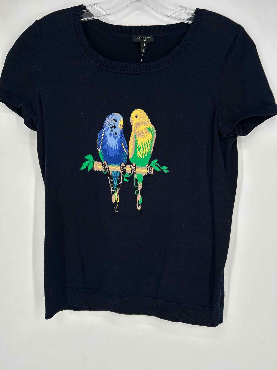 Talbots Size SP Dark Navy Short Sleeve
