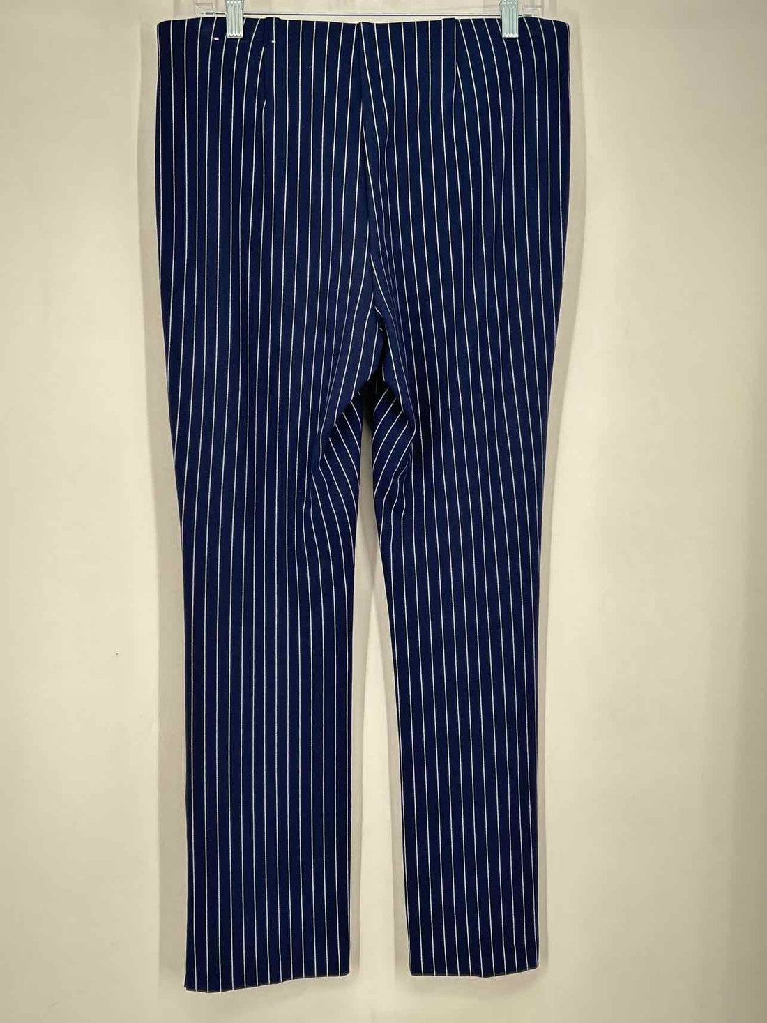 Chicos Size 1.5 (M) Navy Pin Stripe Pants
