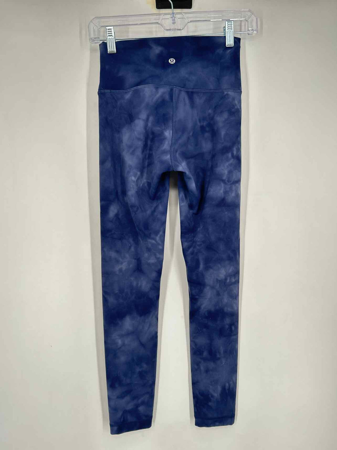 Lululemon Size 4 Navy Print Active Leggings