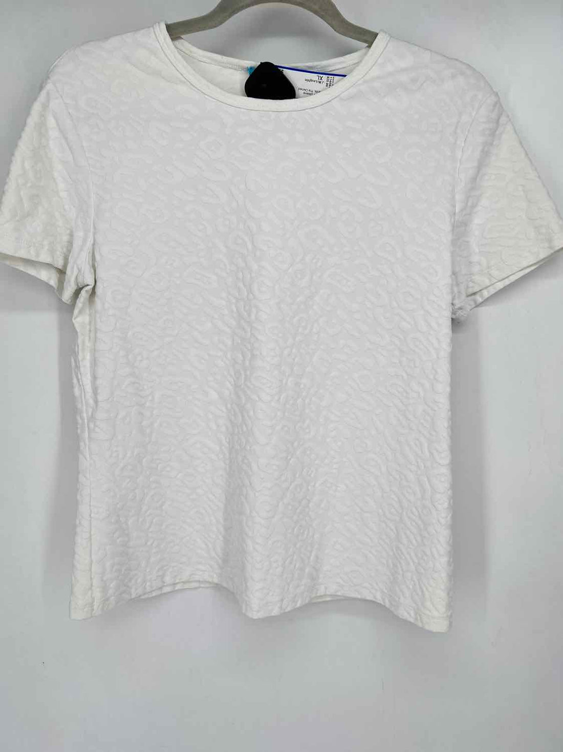 J McLaughlin Size XL White Short Sleeve