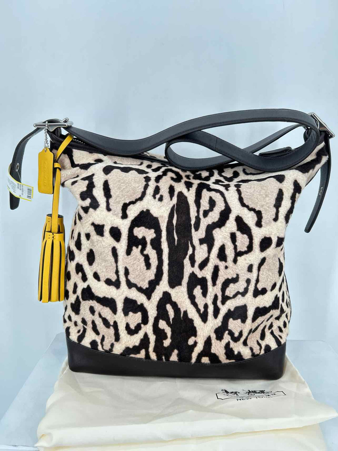 Coach Ocelot Calf Hair Like New Hobo