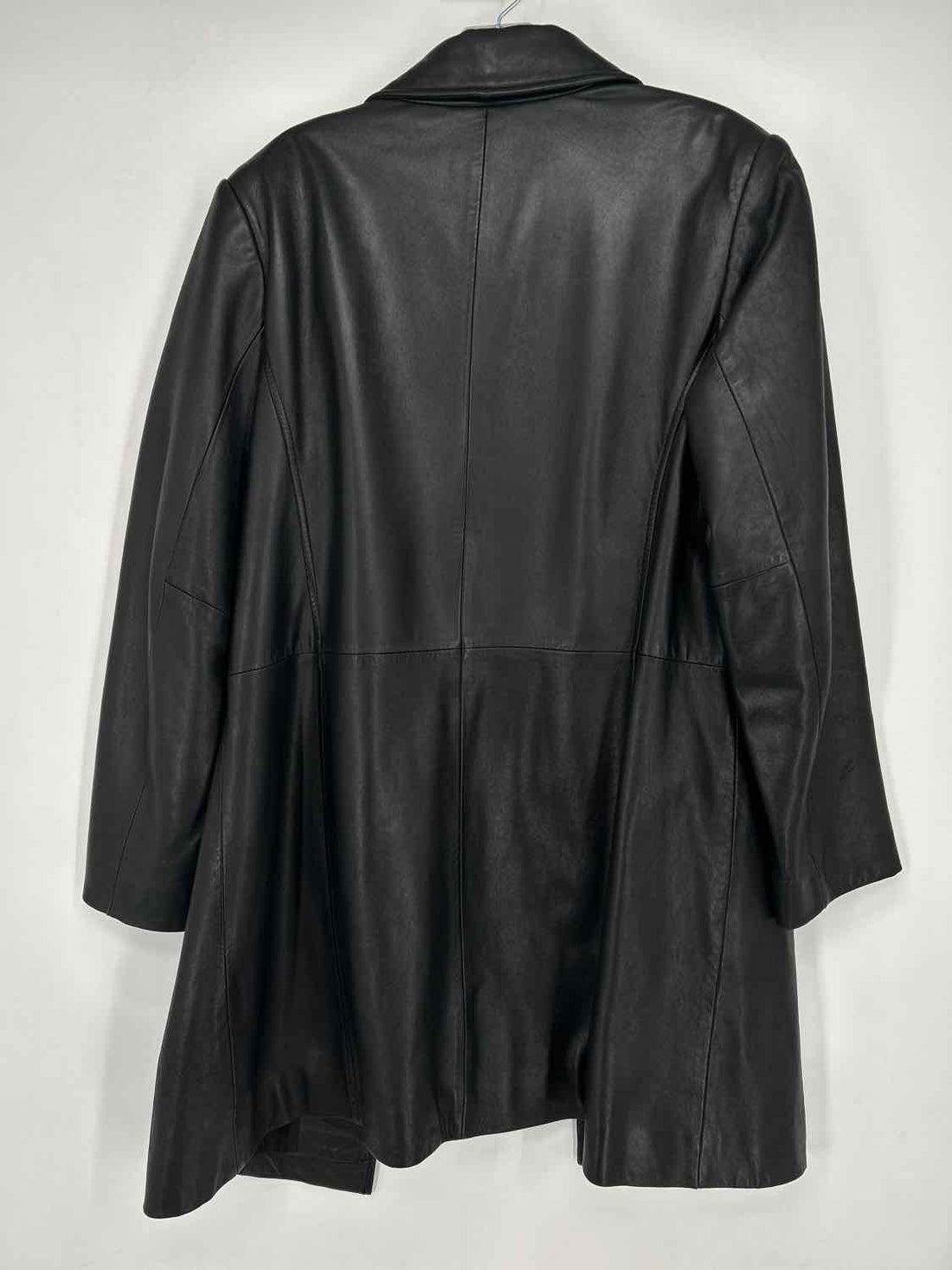 Preston & York Size M Black Lamb leather Coat