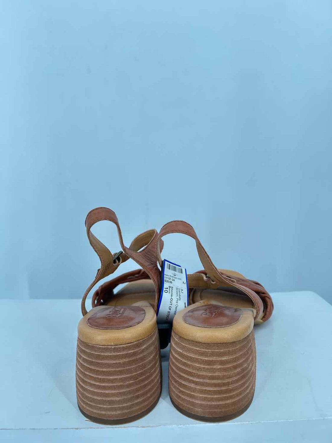 Born Women Size 10 Brown Shonie Sandals