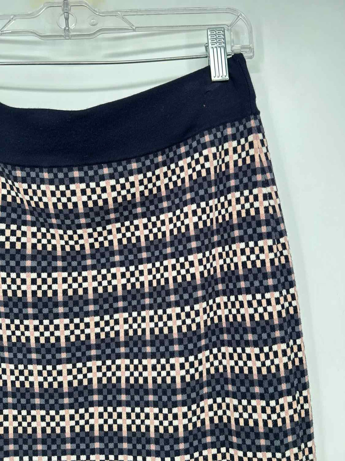 Ann Taylor Size M Navy Checkered Skirts