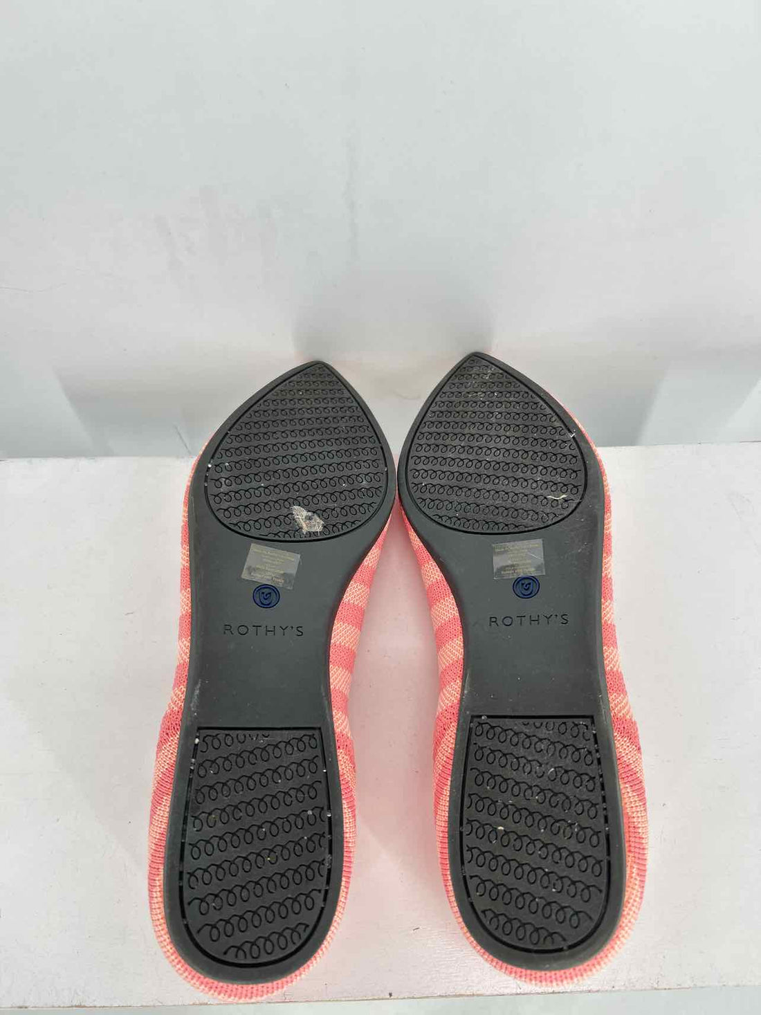 Rothys Women Size 10 Pink Striped Flats