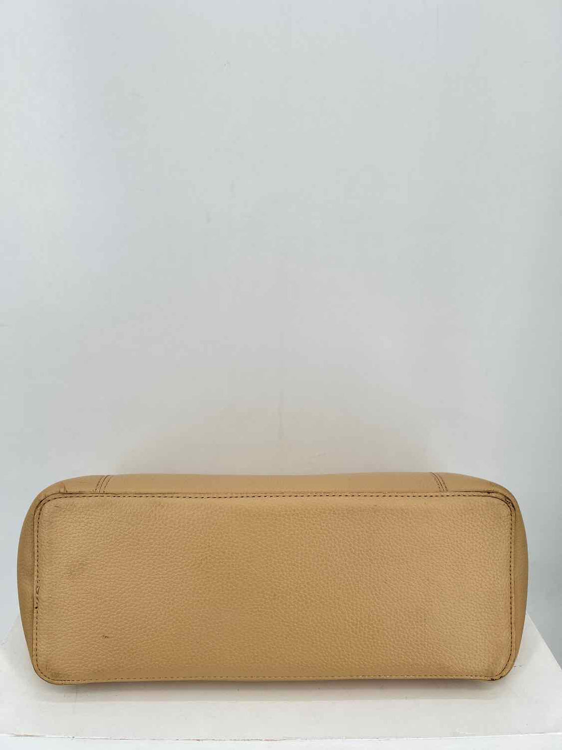 Anne Klein Beige Faux Leather Pre Owned Tote