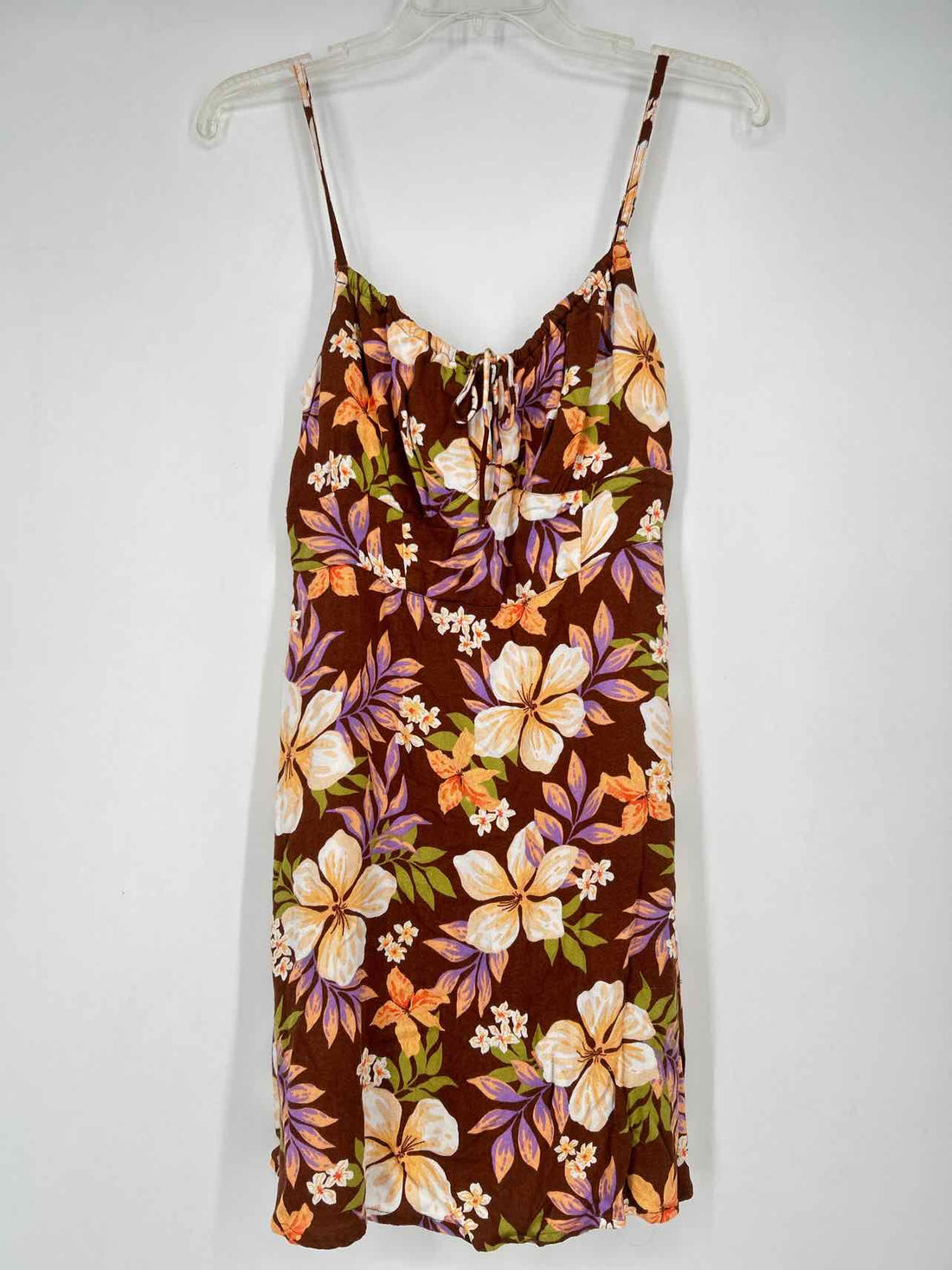 Billabong Size M Brown Floral Dress