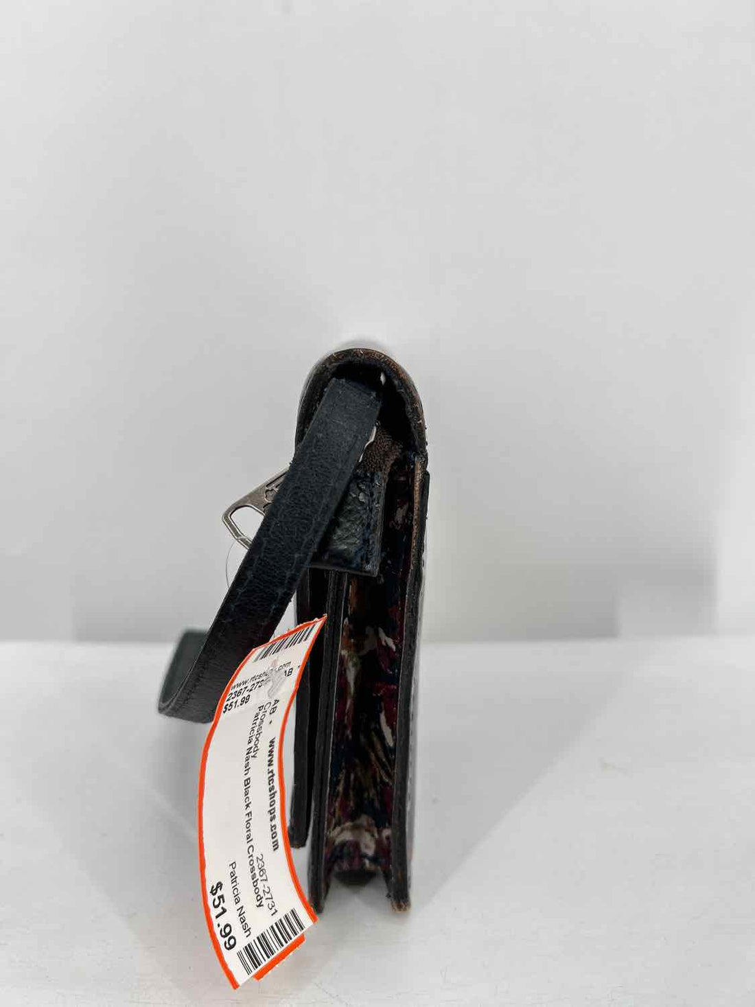 Patricia Nash Black Floral Crossbody