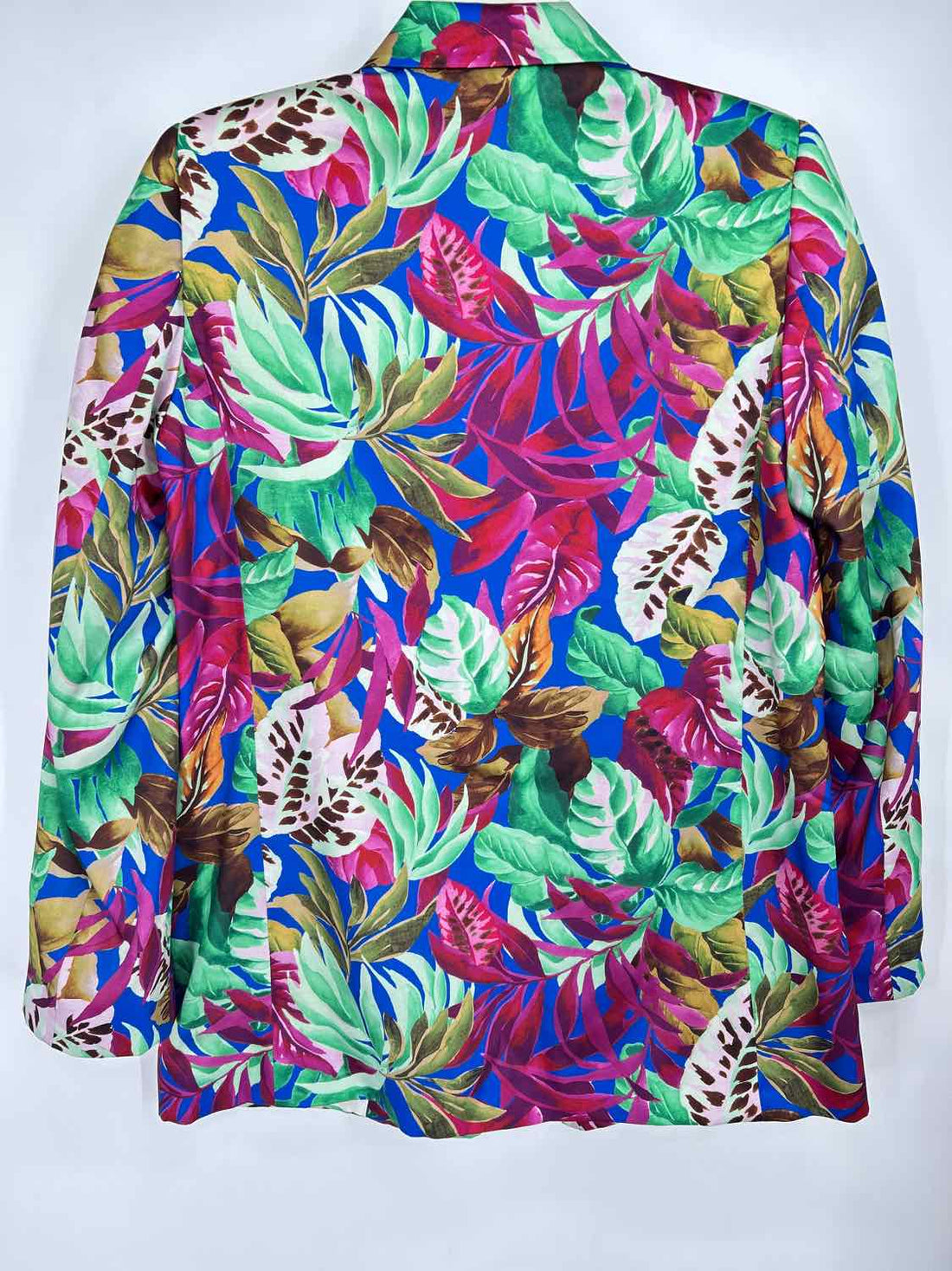 Zara Size S Tropical Satin Blazer