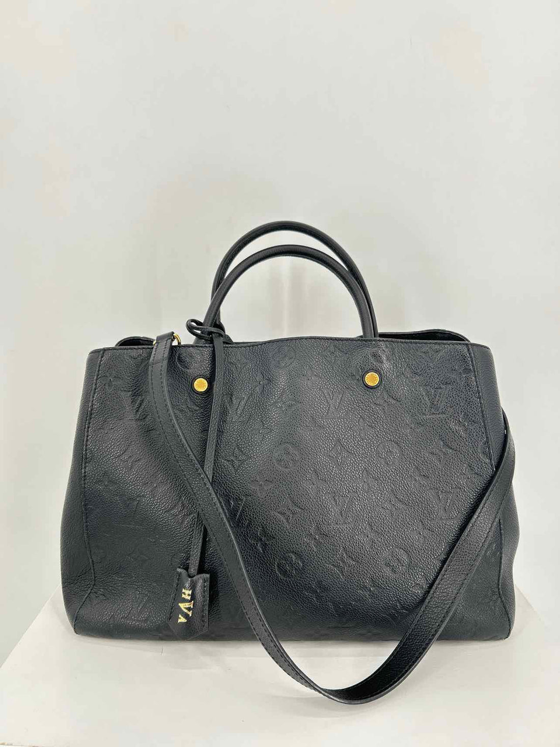 Louis Vuitton Black Leather Good LUXURY