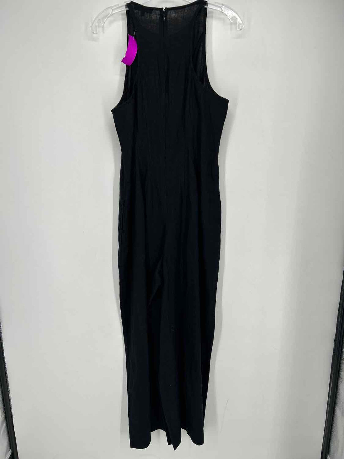 Madewell Size 6 Black Linen 100% Jumpsuit